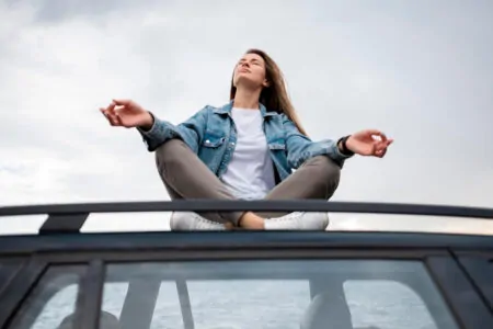 11 Car Yoga Exercises for a Restorative Road Trip